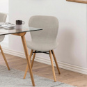 Silla \'B&ouml;da\' - Beige/Natural