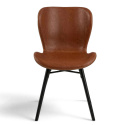 Silla \'Böda\' - Negro/Marrón