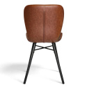 Silla \'Böda\' - Negro/Marrón