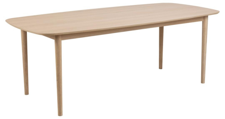 Mesa de comedor \'Moliden\' - Natural/Blanco en el grupo Muebles / Mesas / Mesa de comedor con Reforma (H000021091)