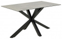 Mesa de comedor \'Heaven\' 135x80cm - Gris/Negro