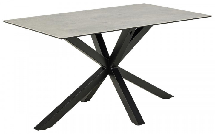 Mesa de comedor \'Heaven\' 135x80cm - Gris/Negro en el grupo Muebles / Mesas / Mesa de comedor con Reforma (H000024459)