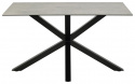 Mesa de comedor \'Heaven\' 135x80cm - Gris/Negro