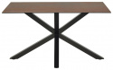 Mesa de comedor \'Heaven\' 135x80cm - Marrón/Negro