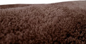 Alfombra redonda \'Aranga Super Soft\' - Marrón oscuro