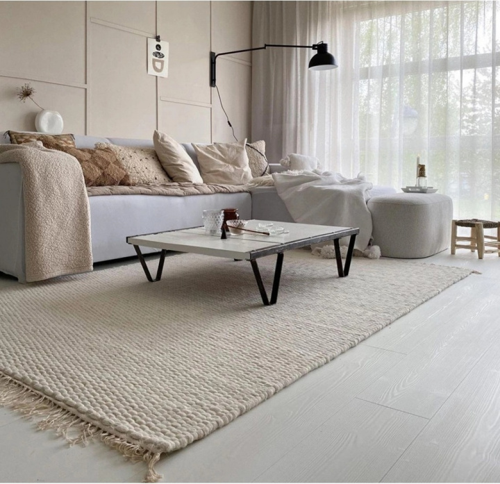 Alfombra de lana \'Cartmel\' - Blanco roto en el grupo Habitaciones / Sala de estar con Reforma (H100033)