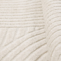 Alfombra redonda \'Devon\' - Crema