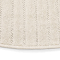 Alfombra redonda \'Devon\' - Crema