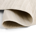 Alfombra redonda \'Devon\' - Crema