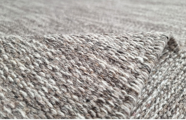 Alfombra de lana \'Dhurry\' - Beige en el grupo Habitaciones con Reforma (H100047)