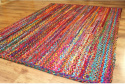 Alfombra de trapo \'Flätan\' - Multicolor
