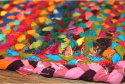 Alfombra de trapo \'Flätan\' - Multicolor