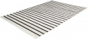Alfombra de algodón \'Helle\' - Blanco/Negro