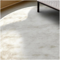 Alfombra redonda \'Jodhpur\' - Blanco roto