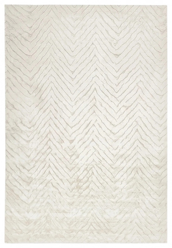 Alfombra de pelo largo \'Wren\' - Blanco en el grupo Decoración / Alfombras / Alfombras de ryas con Reforma (H100132)