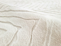 Alfombra de pelo largo \'Wren\' - Blanco