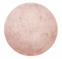 Alfombra redonda \'Aranga Super Soft Fur\' - Rosa