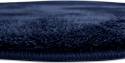Alfombra redonda \'Aranga Super Soft\' - Azul oscuro