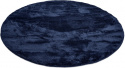 Alfombra redonda \'Aranga Super Soft\' - Azul oscuro