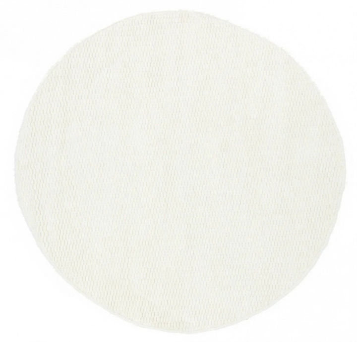 Alfombra redonda \'Cartmel\' - Blanco roto en el grupo Alfombras / Alfombras de lana con Reforma (H100140)