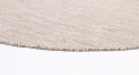 Alfombra redonda \'Dhurry\' - Beige