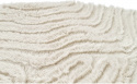 Alfombra redonda \'Amora\' - Blanco