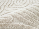 Alfombra redonda \'Amora\' - Blanco