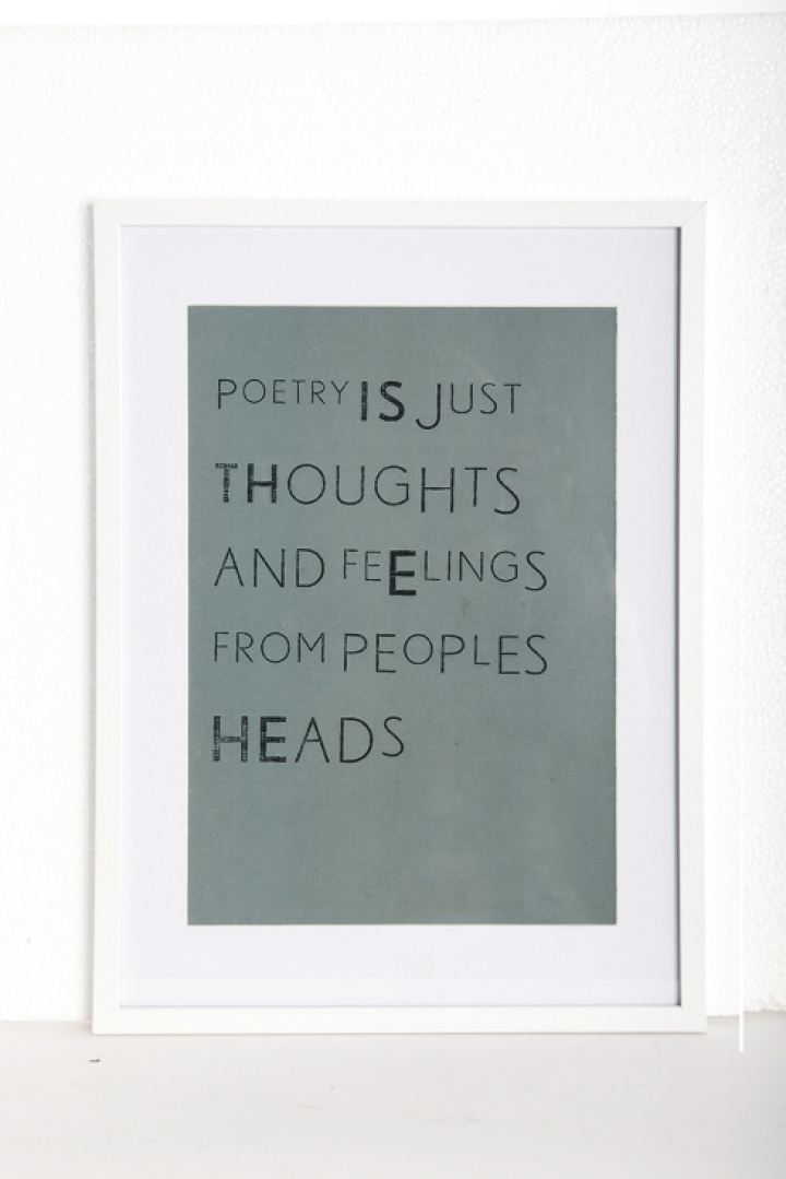 Cuadro \'Poetry\' en el grupo Decoración / Decoración / Cuadros y pósters con Reforma (Ig0130)