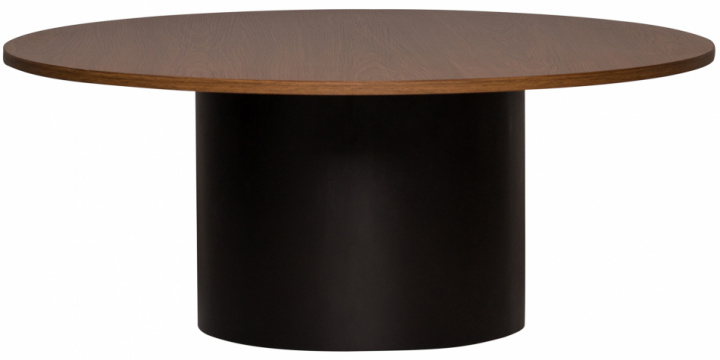 Mesa de centro \'Rounded\' Redonda 100cm - Nogal en el grupo Muebles / Mesas / Mesa de café con Reforma (JN2005-003)
