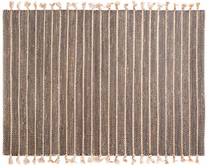 Alfombra \'Striped Sand\' - Natural 160x230 en el grupo Decoración / Alfombras / Alfombras tejidas con Reforma (Jute-Striped-160.230)
