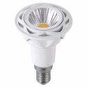 Lámpara de foco \'E14 LED 50 mm\' - Clara/Blanca