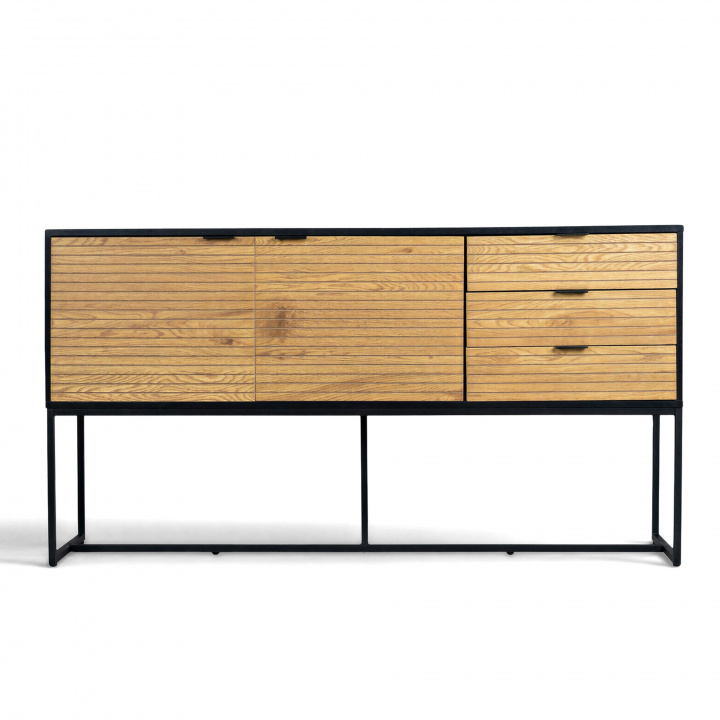 Aparador \'Line\' - Roble/Negro en el grupo Habitaciones / Sala de estar con Reforma (LINESB02)