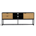 Mueble de TV \'Line\' - Roble/Negro
