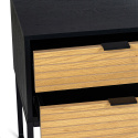 Mueble de TV \'Line\' - Roble/Negro