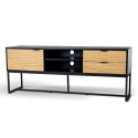 Mueble de TV \'Line\' - Roble/Negro