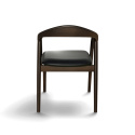 Silla con brazos \'Aspa\' - Marrón oscuro