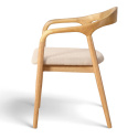 Silla con brazos \'Aspa\' - Natural/beige