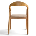 Silla con brazos \'Aspa\' - Natural/beige