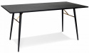 Mesa de comedor \'Lux\' 160x90cm - Negro/Mesón