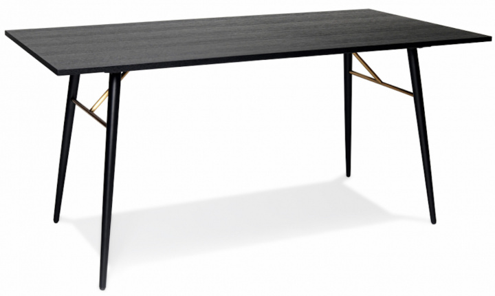 Mesa de comedor \'Lux\' 160x90cm - Negro/Mesón en el grupo Muebles / Mesas / Mesa de comedor con Reforma (LUXDT01)
