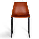 Sillón Vintage - Cuero/Hierro