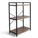 Estante \'Tre\' - Negro/Madera