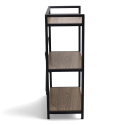 Estante \'Tre\' - Negro/Madera