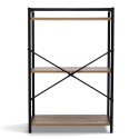 Estante \'Tre\' - Negro/Madera