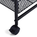Carro de cocina/Carro de bebidas \'Grums\' - Negro/Madera