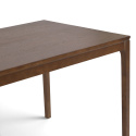 Mesa de comedor \'Aspa\' 140x80cm - Nogal