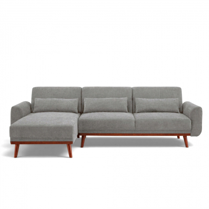 Sofá cama \'Texas\' - Gris claro en el grupo Muebles / Sofás / Sofás cama con Reforma (MLM-502580-lightgrey)