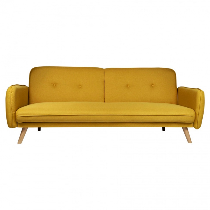 Sofá cama \'Cabo Verde\' - Amarillo en el grupo Muebles / Sofás / Sofás cama con Reforma (MLM-502850)