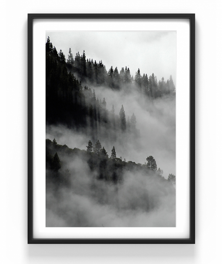Póster - \'Paisaje en niebla\' en el grupo Decoración / Decoración / Cuadros y pósters con Reforma (N27r)