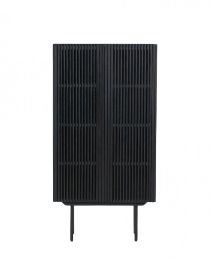 Banco alto \'Louvre\' - Negro en el grupo Muebles / Estantes y almacenamiento / Armarios y aparadores con Reforma (NJ9874-BO)